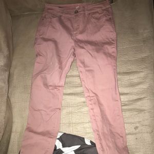 Blush Pink Skinny Pants